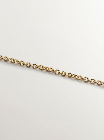 Colgante de oro amarillo de 18K con diamante de 0,1 cts