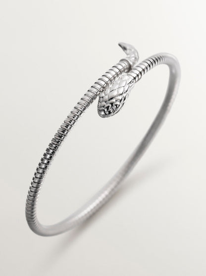 Brazalete de plata 925 con forma de serpiente