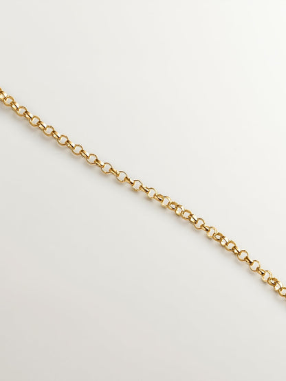 Colgante de plata 925 bañada en oro amarillo de 18K con amatista verde