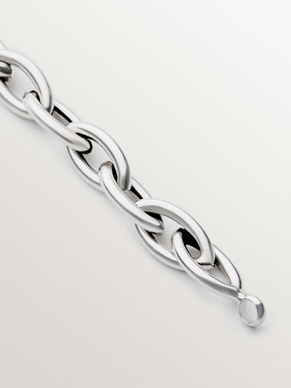 Pulsera de plata 925 de eslabones ovalados
