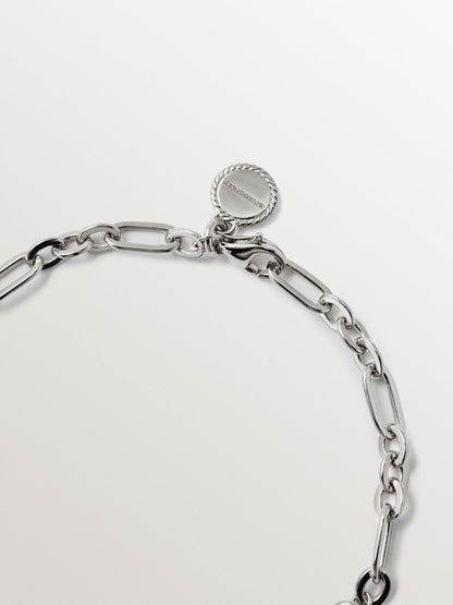 Pulsera de plata 925 con topacios azul sky