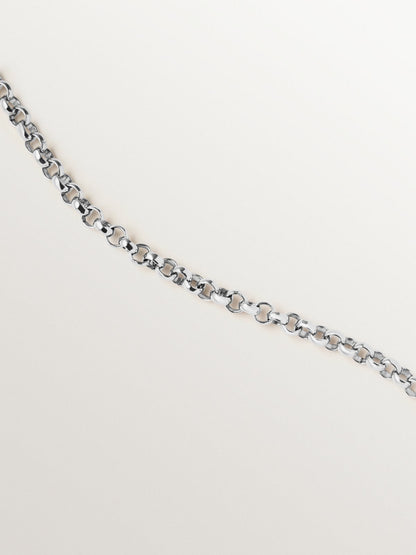 Colgante trenzado de plata 925 bañada en rodio y oro amarillo de 18K con pavé de topacios blancos